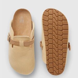 GAP Kids Tan Slip-On Clogs with Buckle